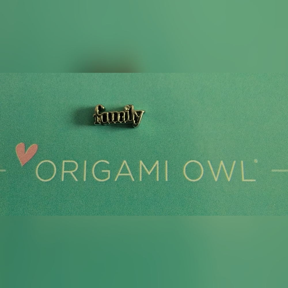 Origami Owl "Family" charm